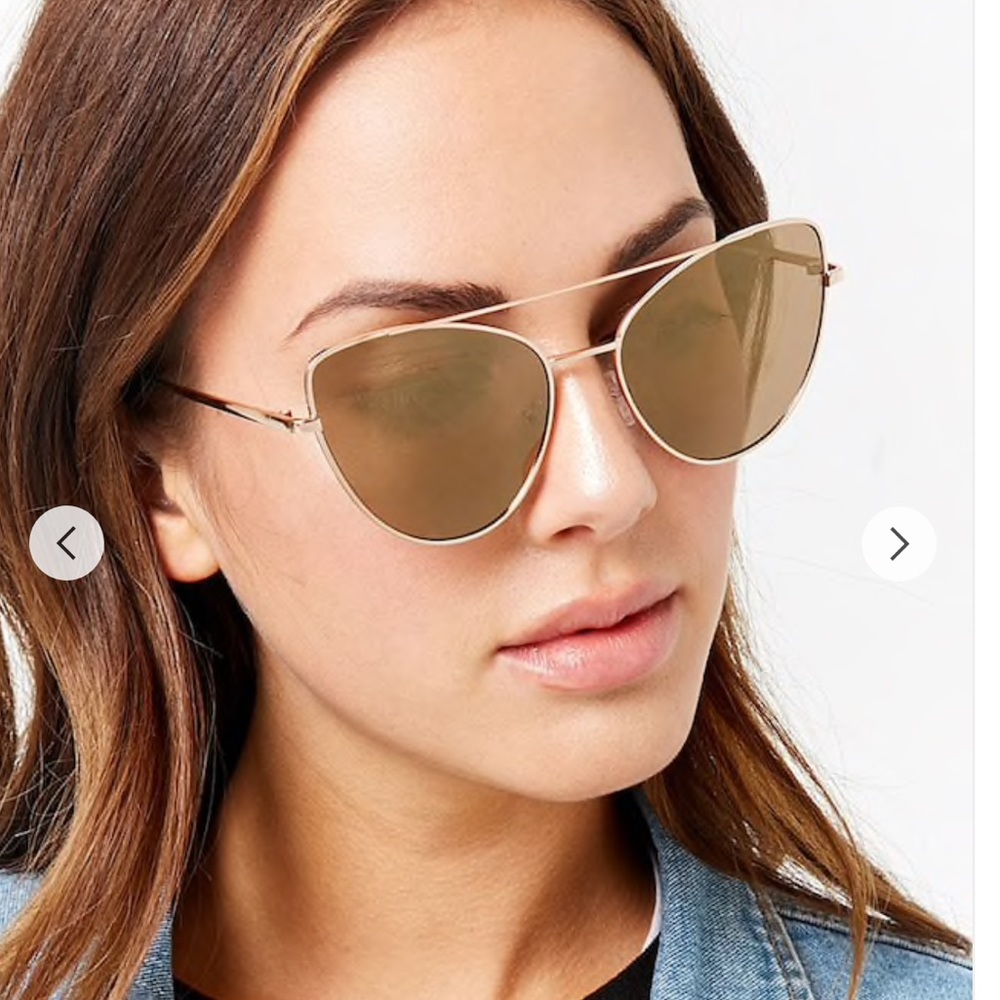 Cat Eye Mirrored Shades